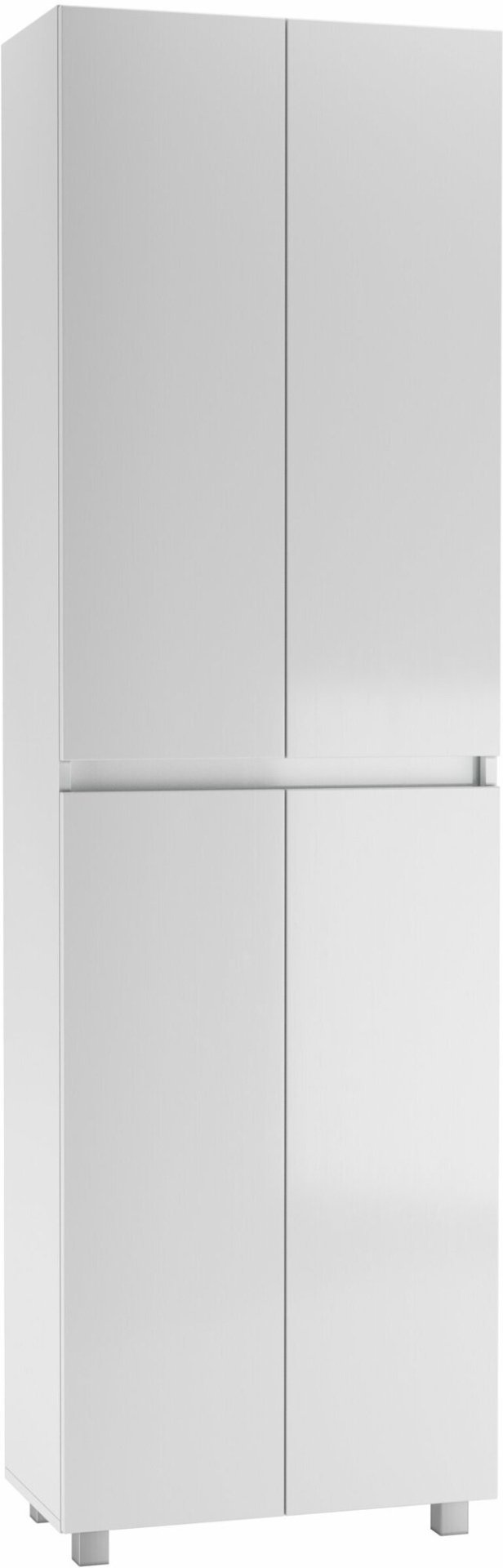 Шкаф-пенал напольный Домино DA1625P, 60x31.6x195 см, белый