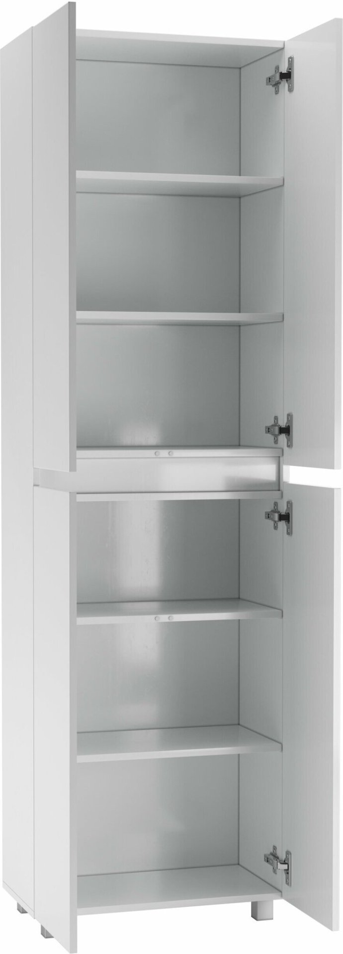 Шкаф-пенал напольный Домино DA1625P, 60x31.6x195 см, белый