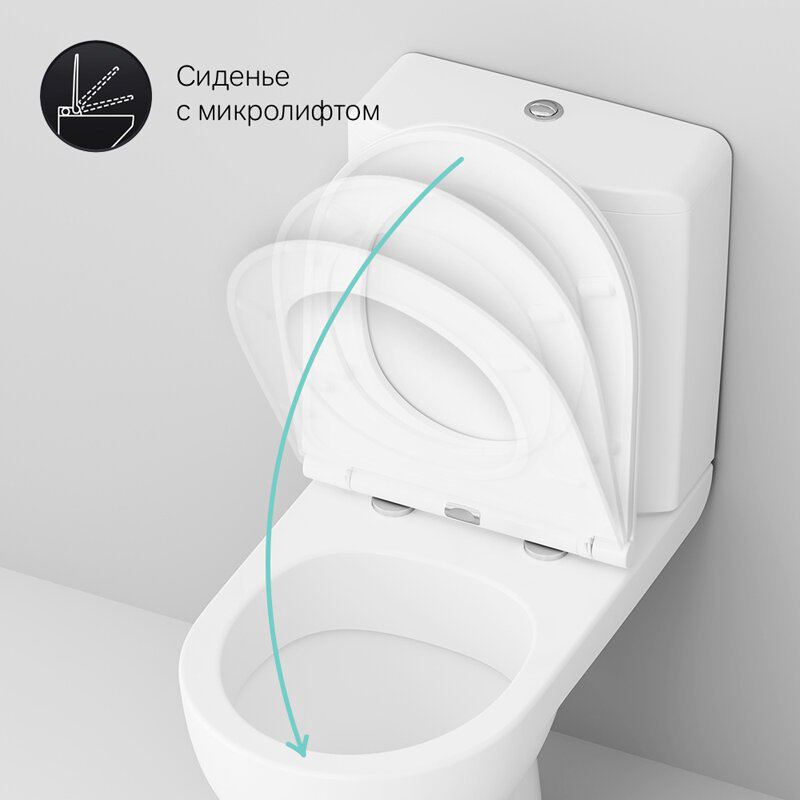 Унитаз AM.PM C908607SC белый купить,NaN
