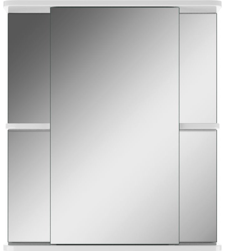 Шкаф зеркальный навесной KABINKA.KZ DA1612HZ, 61.7x15.7x70 см, белый