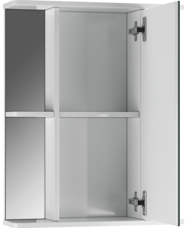 Шкаф зеркальный навесной KABINKA.KZ DA1612HZ, 61.7x15.7x70 см, белый