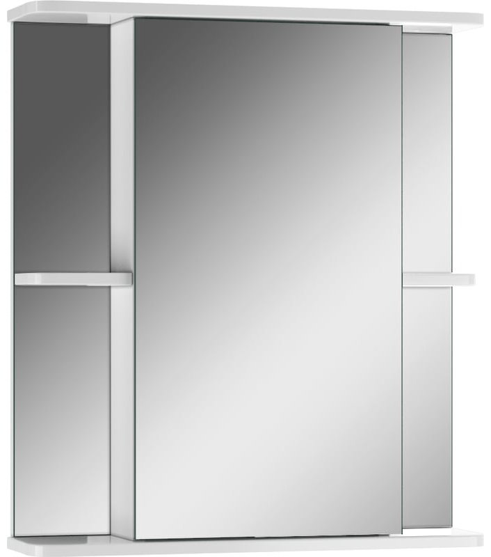 Шкаф зеркальный навесной Kabinka.kz DA1612HZ 61.7x15.7x70см белый купить,NaN
