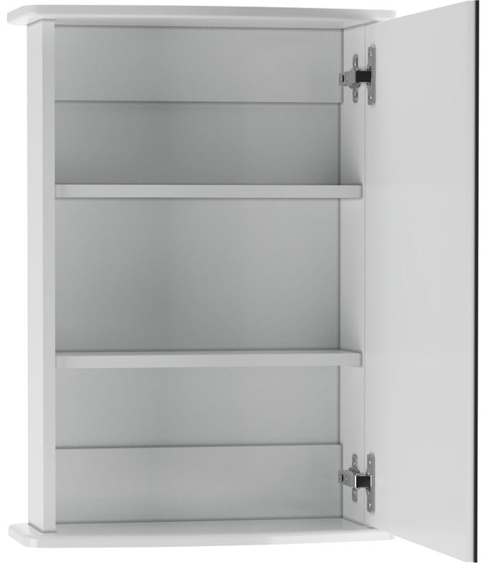 Шкаф зеркальный навесной Домино DA1062HZ 50x14.7x70см белый купить,NaN