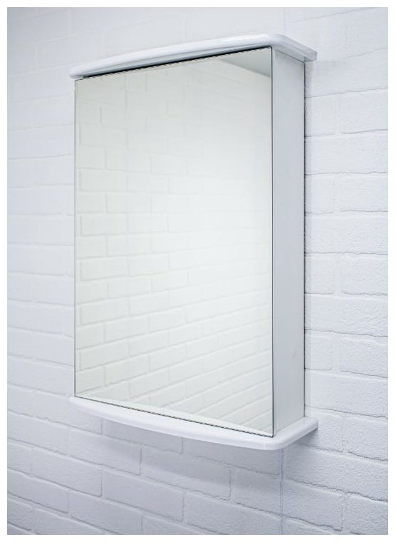 Шкаф зеркальный навесной Домино DA1062HZ 50x14.7x70см белый купить,NaN