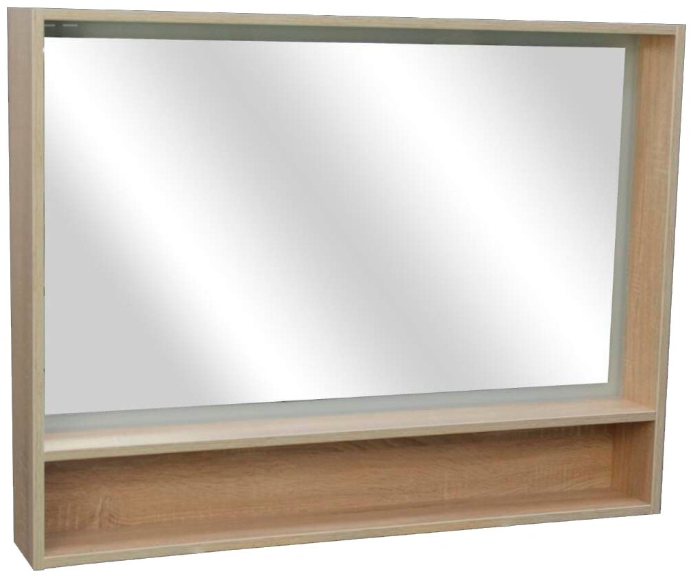 Шкаф навесной Lindis Lion, 85x15x80 см, коричневый