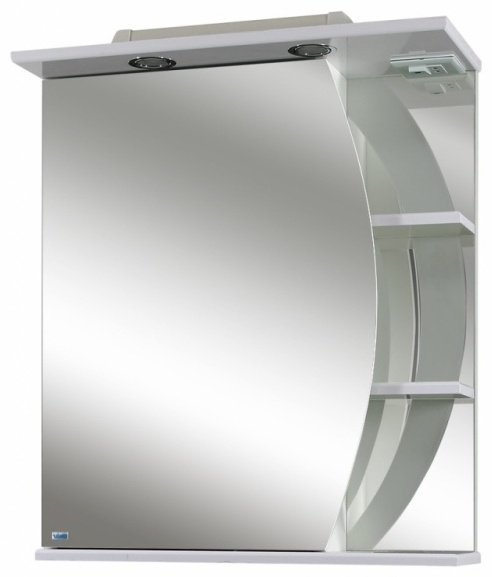 Шкаф навесной Lindis Лимани 60x24x73см белый купить,NaN
