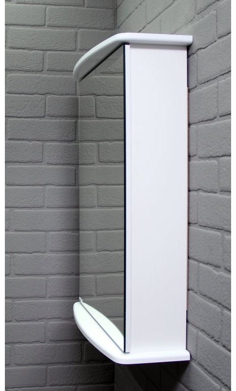 Шкаф зеркальный навесной Kabinka.kz DA1063HZ 55x14.7x70см белый купить,NaN