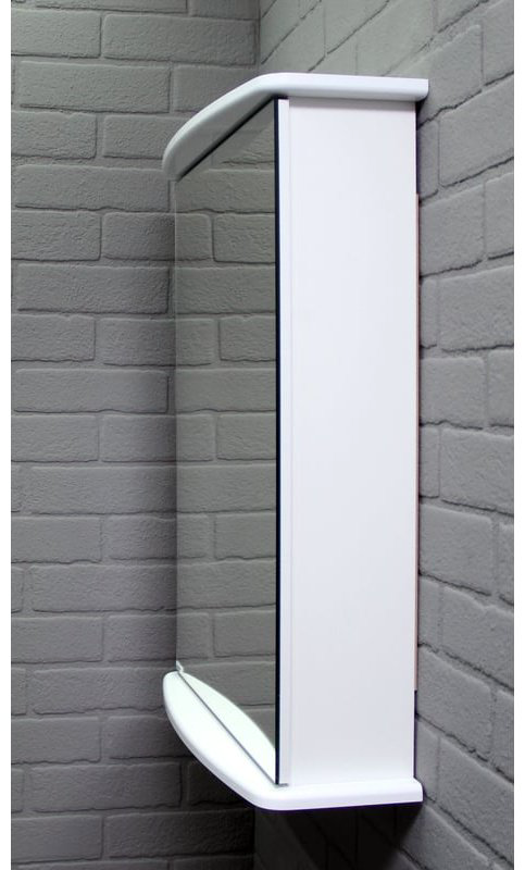 Шкаф зеркальный навесной Kabinka.kz DA1063HZ 55x14.7x70см белый купить,NaN