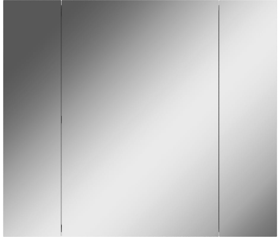 Шкаф зеркальный навесной KABINKA.KZ DA1626HZ, 80x14.1x69.4 см, белый