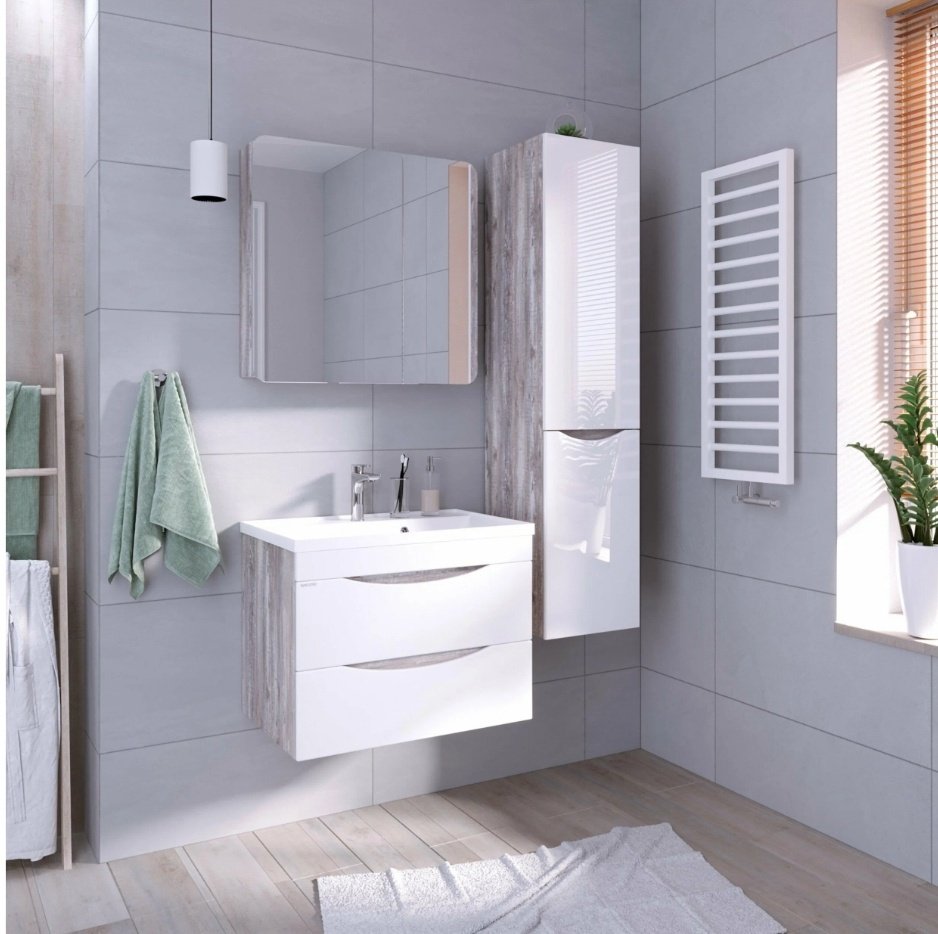 Grossman "ТАЛИС-70 см", 70x16x75 см, серый