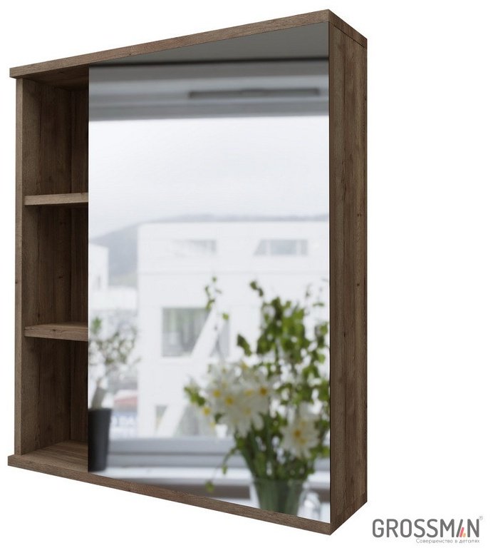 Шкаф навесной Grossman &#34;ФОРТА-70 см&#34;, 70x16x70 см, темно-коричневый