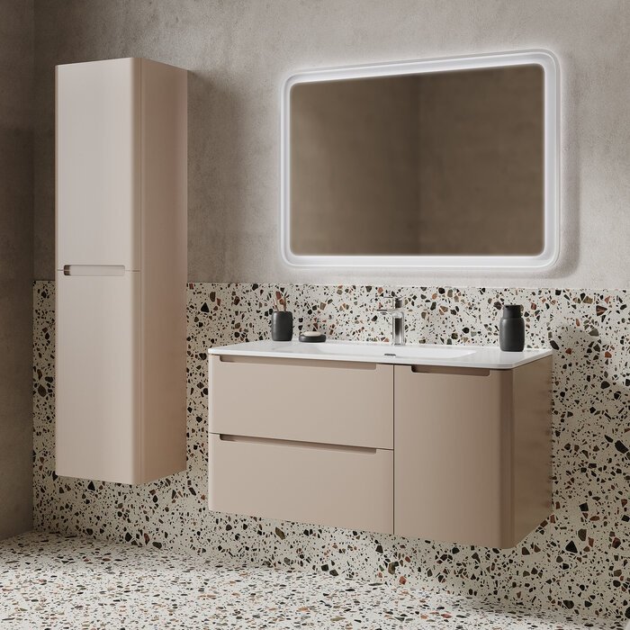 Шкаф навесной IDDIS EDI40C0i97, 40x30x150 см, коричневый