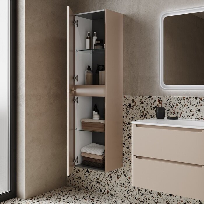 Шкаф навесной IDDIS EDI40C0i97, 40x30x150 см, коричневый