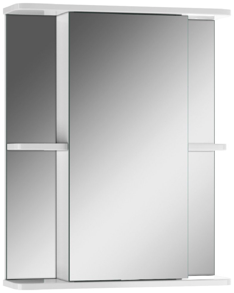 Шкаф зеркальный навесной KABINKA.KZ Норма 2-55 правый, 56.7x15.7x70 см, белый
