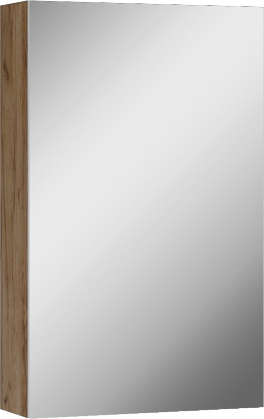 Шкаф зеркальный навесной KABINKA.KZ Craft 45 , 45x15.7x72.2 см, коричневый купить,NaN