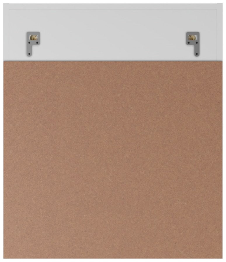 Шкаф навесной KABINKA.KZ Волна 02-60 (разобранный), 60x28.9x70.1 см, белый купить,NaN