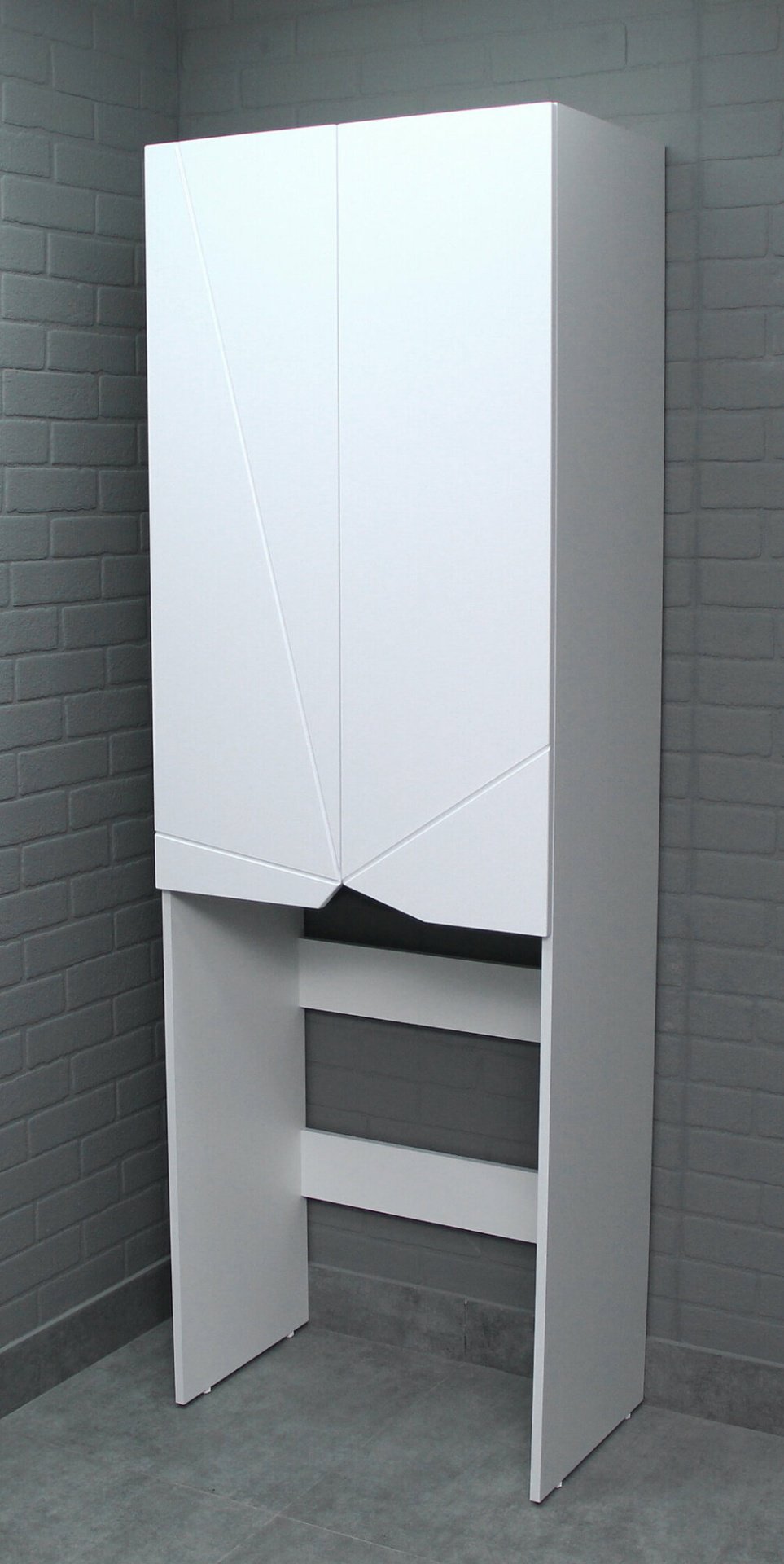 Шкаф-пенал напольный KABINKA.KZ Байтерек , 65.5x40.3x197 см, белый