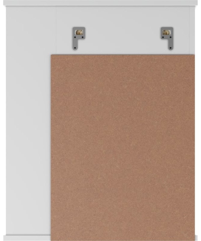 Шкаф зеркальный навесной KABINKA.KZ DA1032HZ, 56.6x15.7x70 см, белый