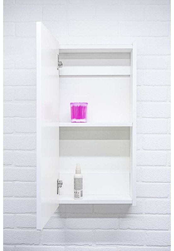 Шкаф-пенал навесной KABINKA.KZ DA1648H, 35x14.3x69 см, белый