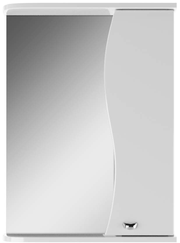 Шкаф зеркальный навесной KABINKA.KZ DA1043HZ, 51.6x15.5x70 см, белый