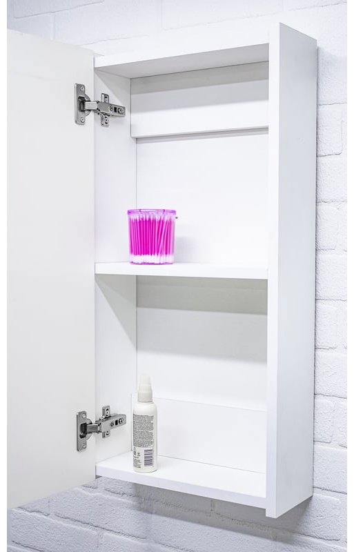 Шкаф-пенал навесной KABINKA.KZ DA1648H, 35x14.3x69 см, белый