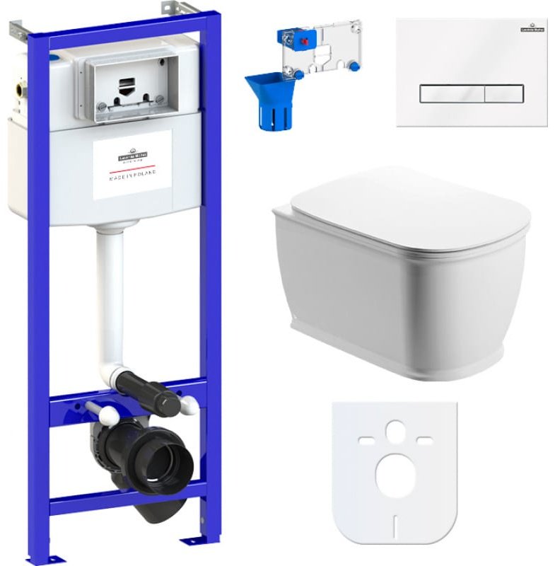 Унитаз Lavinia Boho 87040045 с инсталляцией белый