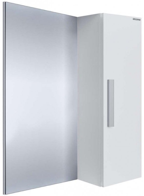 Шкаф зеркальный навесной KABINKA.KZ НЕО-80, 80x16x66.6 см, белый