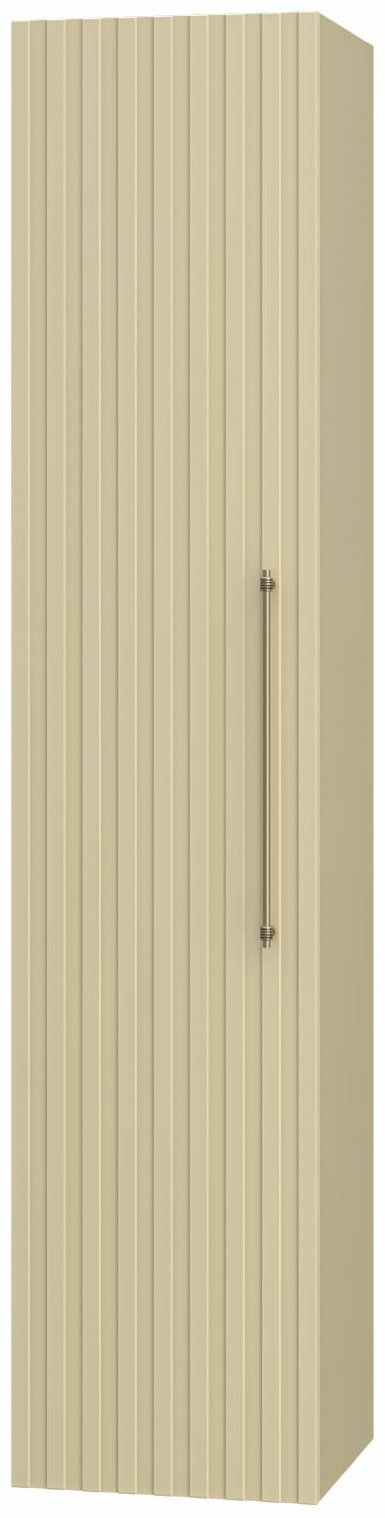 Шкаф-пенал навесной Brevita ALI-05035-03, 35x35x165 см, коричневый