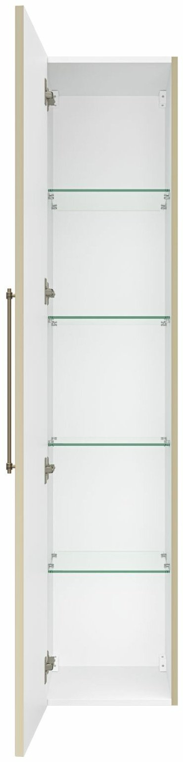 Шкаф-пенал навесной Brevita ALI-05035-03 35x35x165см коричневый купить,NaN
