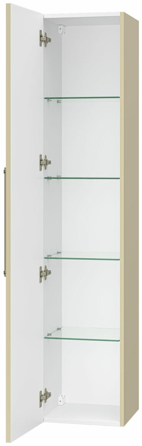 Шкаф-пенал навесной Brevita ALI-05035-03 35x35x165см коричневый купить,NaN