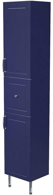 Шкаф-пенал напольный IDDIS OXF36N0i97, 60x30.2x190 см, синий купить,NaN