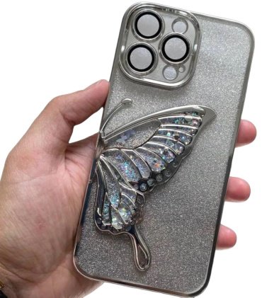 Чехол Для Apple iPhone 14 Pro Max серебряный купить,3020