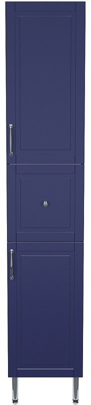 Шкаф-пенал напольный IDDIS OXF36N0i97, 60x30.2x190 см, синий купить,NaN