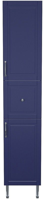 Шкаф-пенал напольный IDDIS OXF36N0i97, 60x30.2x190 см, синий купить,NaN