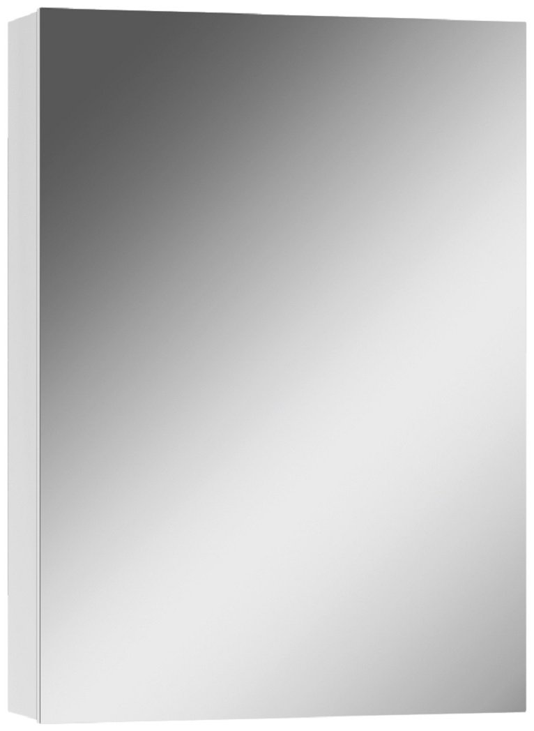 Шкаф зеркальный навесной KABINKA.KZ Норма 50, 50.4x14.1x69.4 см, белый