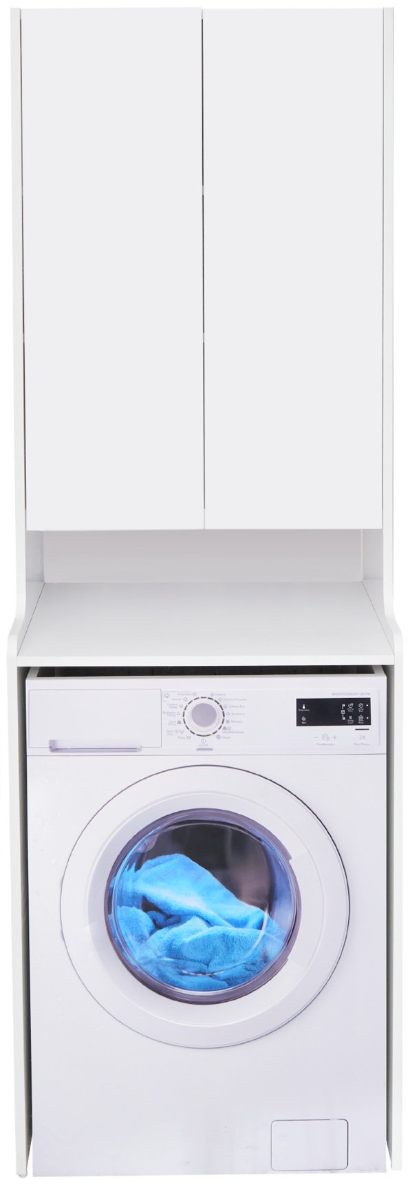 Шкаф-пенал напольный KABINKA.KZ Лондри, 65.2x53x195 см, белый