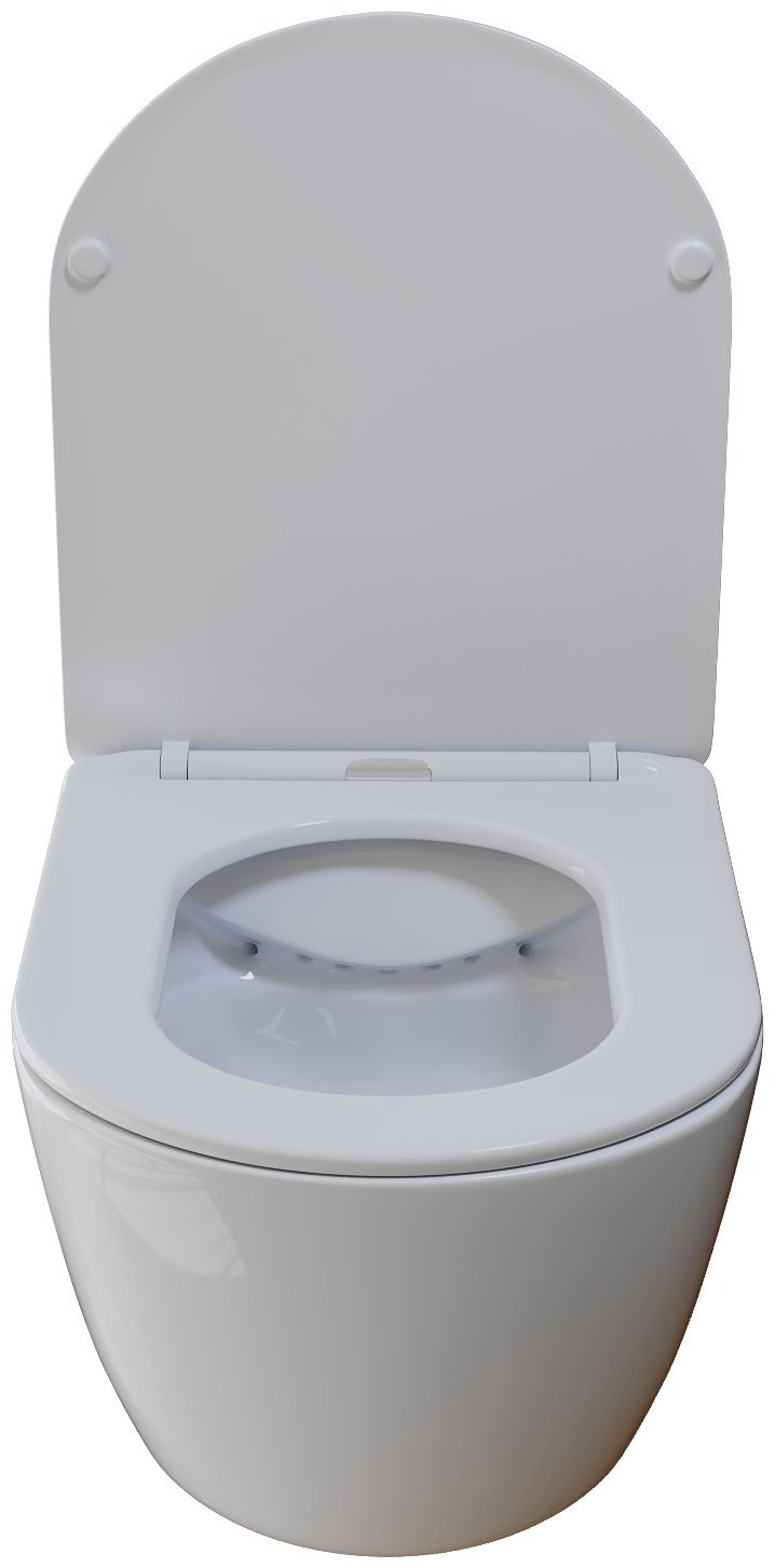 Унитаз Wave Round белый