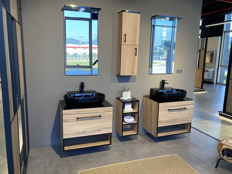 Шкаф-пенал навесной KABINKA.KZ Knidos 30, 30x20x99 см, коричневый