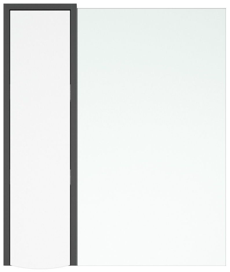Шкаф зеркальный навесной Cetus Элара 60 60x15x70см черный купить,NaN