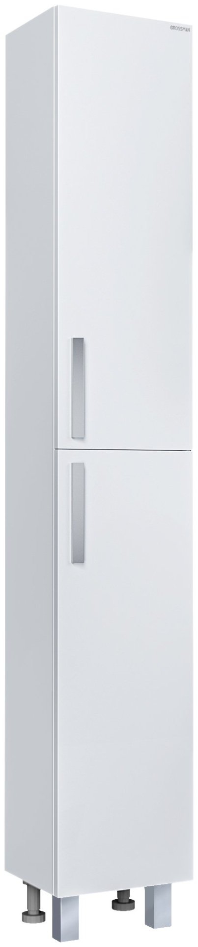 Шкаф-пенал напольный Grossman 303042-1K, 30x26.6x170 см, белый купить,NaN