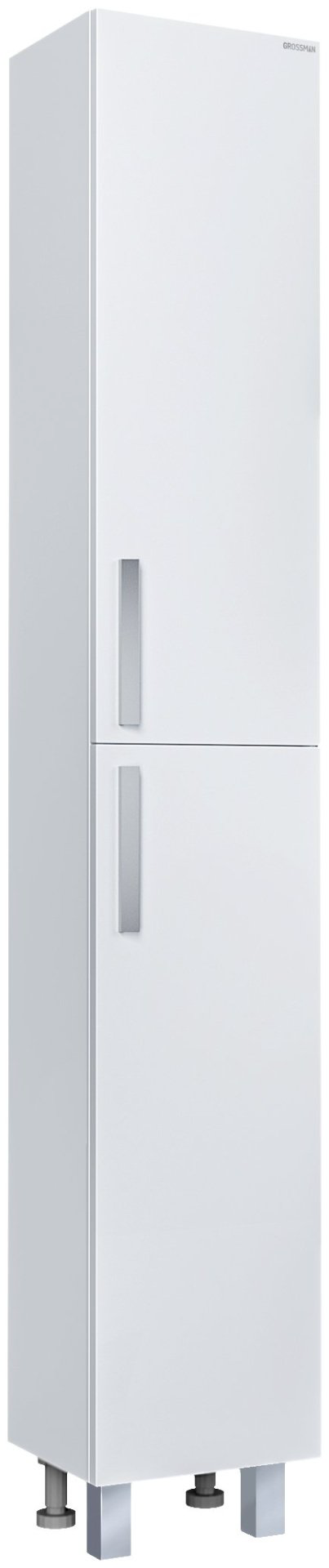 Шкаф-пенал напольный Grossman 303042-1K, 30x26.6x170 см, белый купить,NaN