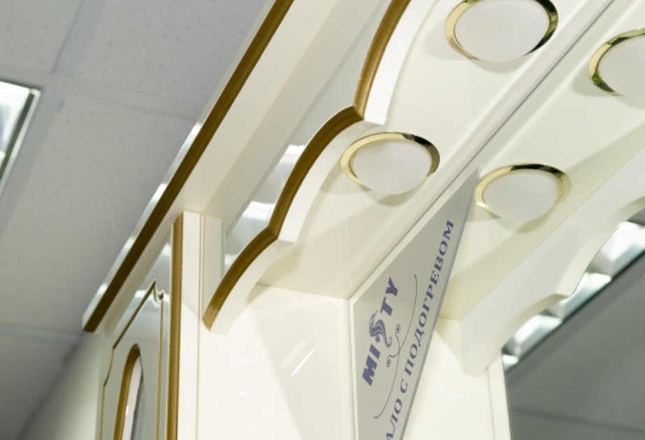 Шкаф зеркальный навесной KABINKA.KZ Монако -120 , 120x17x113 см, белый