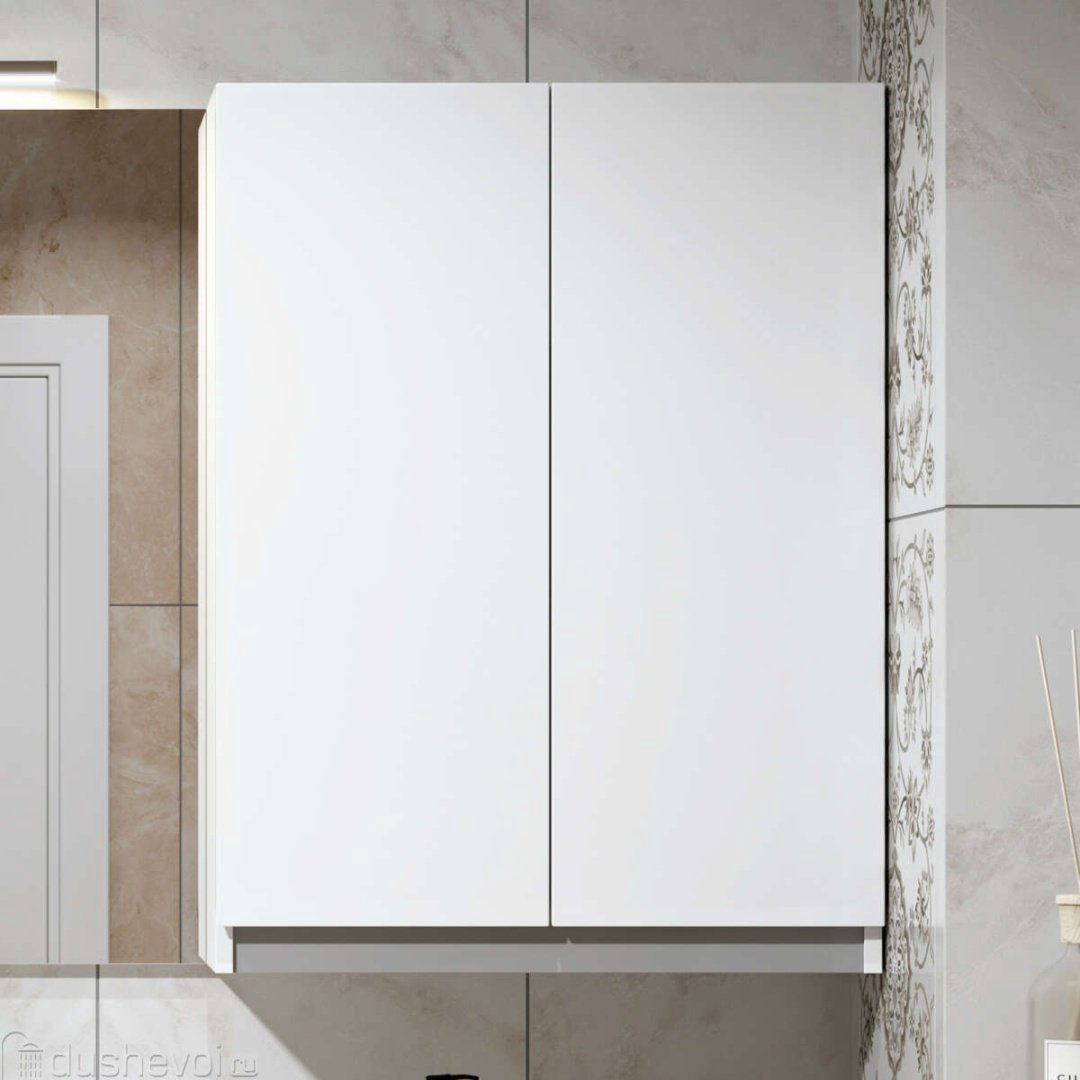Шкаф навесной Kabinka.kz Soft Silver 60 60x22x80см серый купить,NaN