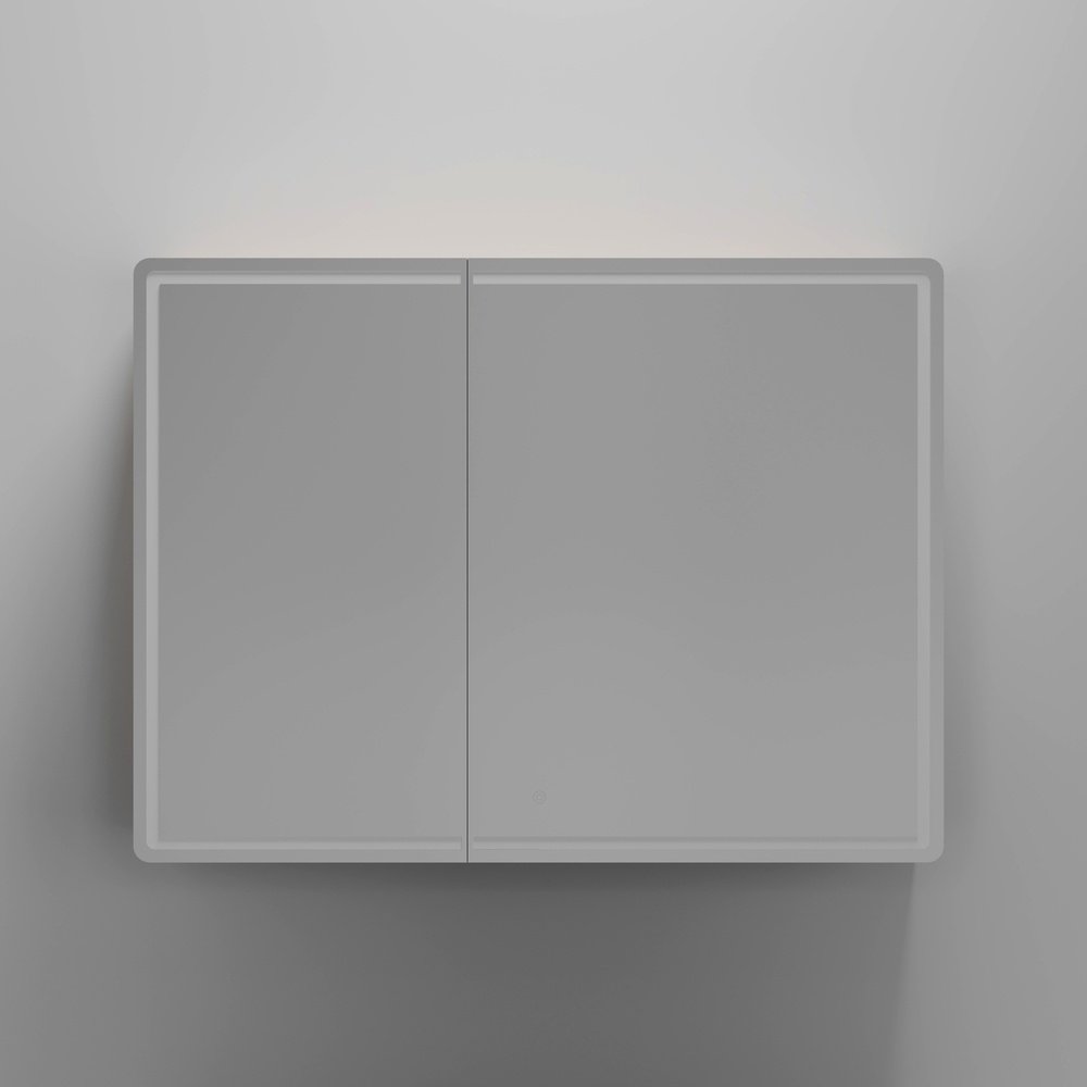 Шкаф зеркальный навесной Kabinka.kz Mirror 99x15x74см коричневый купить,NaN