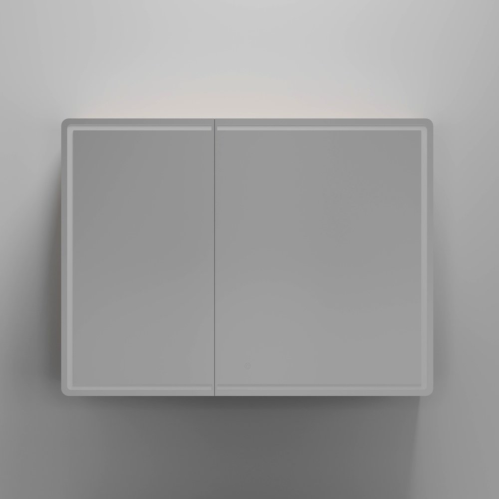 Шкаф зеркальный навесной Kabinka.kz Mirror 99x15x74см коричневый купить,NaN