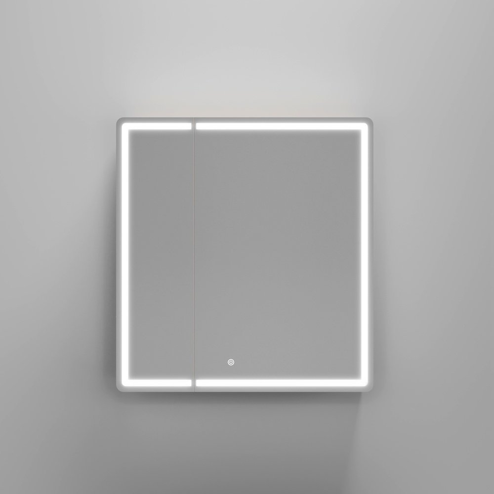 Шкаф зеркальный навесной KABINKA.KZ MI70EG, 69x15x74 см, коричневый