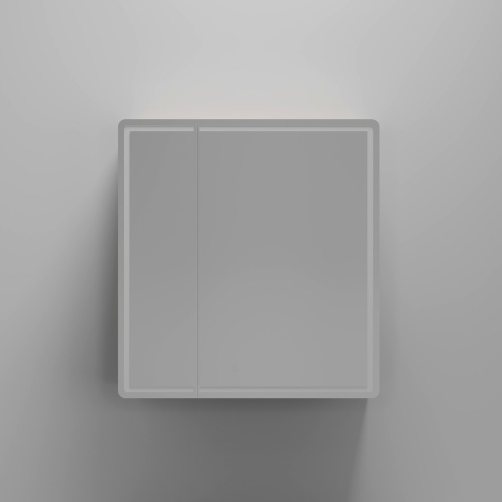 Шкаф зеркальный навесной KABINKA.KZ MI70EG, 69x15x74 см, коричневый