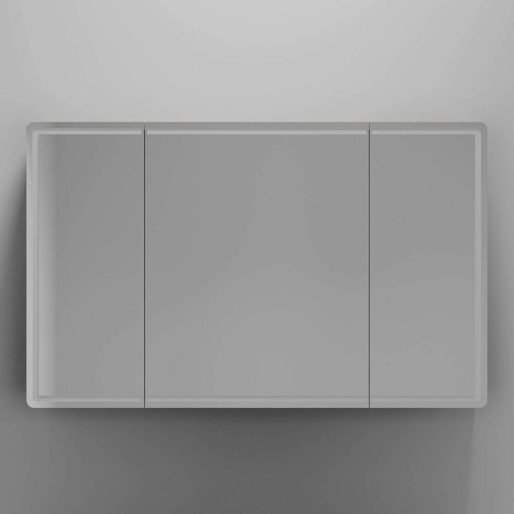 Шкаф зеркальный навесной Kabinka.kz Mirror 119x15x74 см коричневый купить,NaN