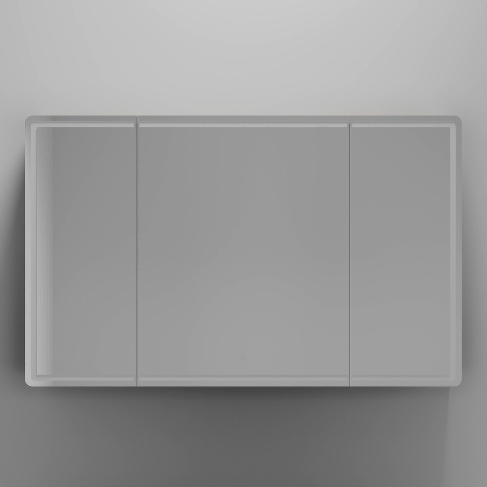 Шкаф зеркальный навесной Kabinka.kz Mirror 119x15x74 см коричневый купить,NaN