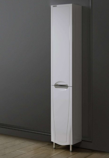 Шкаф-пенал напольный KABINKA.KZ &#34;Monaco 30&#34;, 30x30x190 см, белый